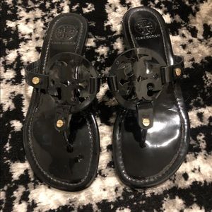 Black Tory Burch Miller sandals